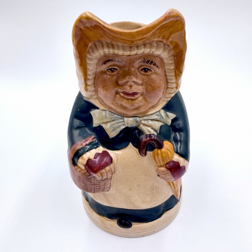 Vtg Wood & Sons "Martha Gunn" Toby Mug Jug Full Body Pitcher England Character